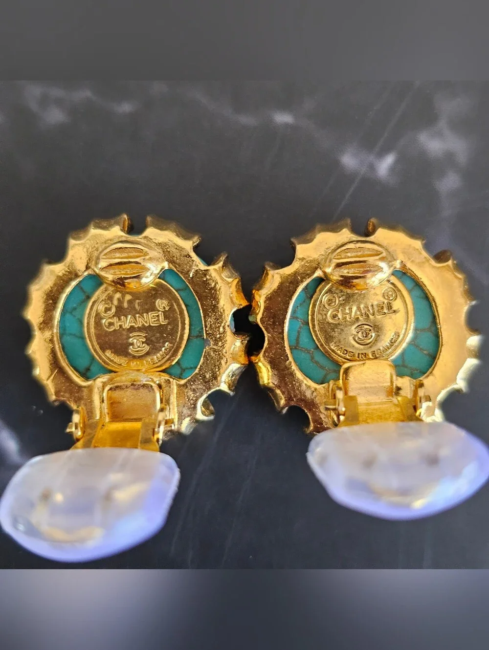 🩵 Chanel Turquoise Earrings 🩵